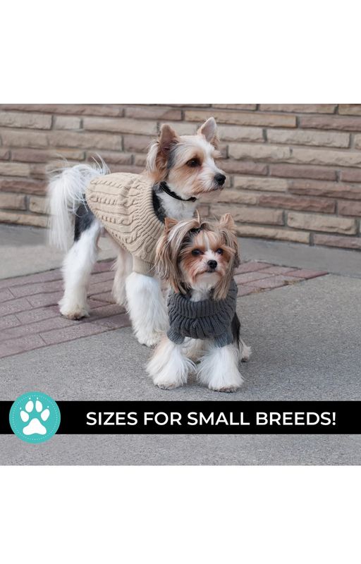 Shedrow K9 Brentwood Cable Knit Dog Sweater Shedrow K9 Brentwood Cable Knit Dog Sweater