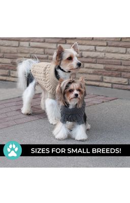 Shedrow K9 Brentwood Cable Knit Dog Sweater