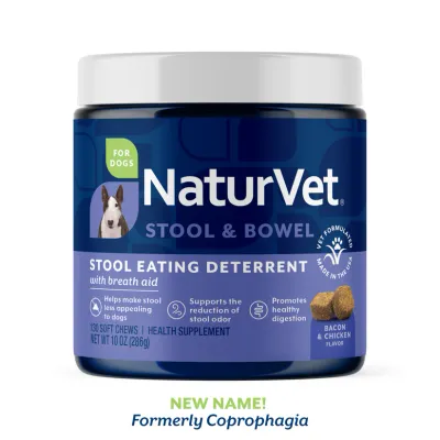 NaturVet Coprophagia Stool Eating Deterrent Soft Chews 130ct