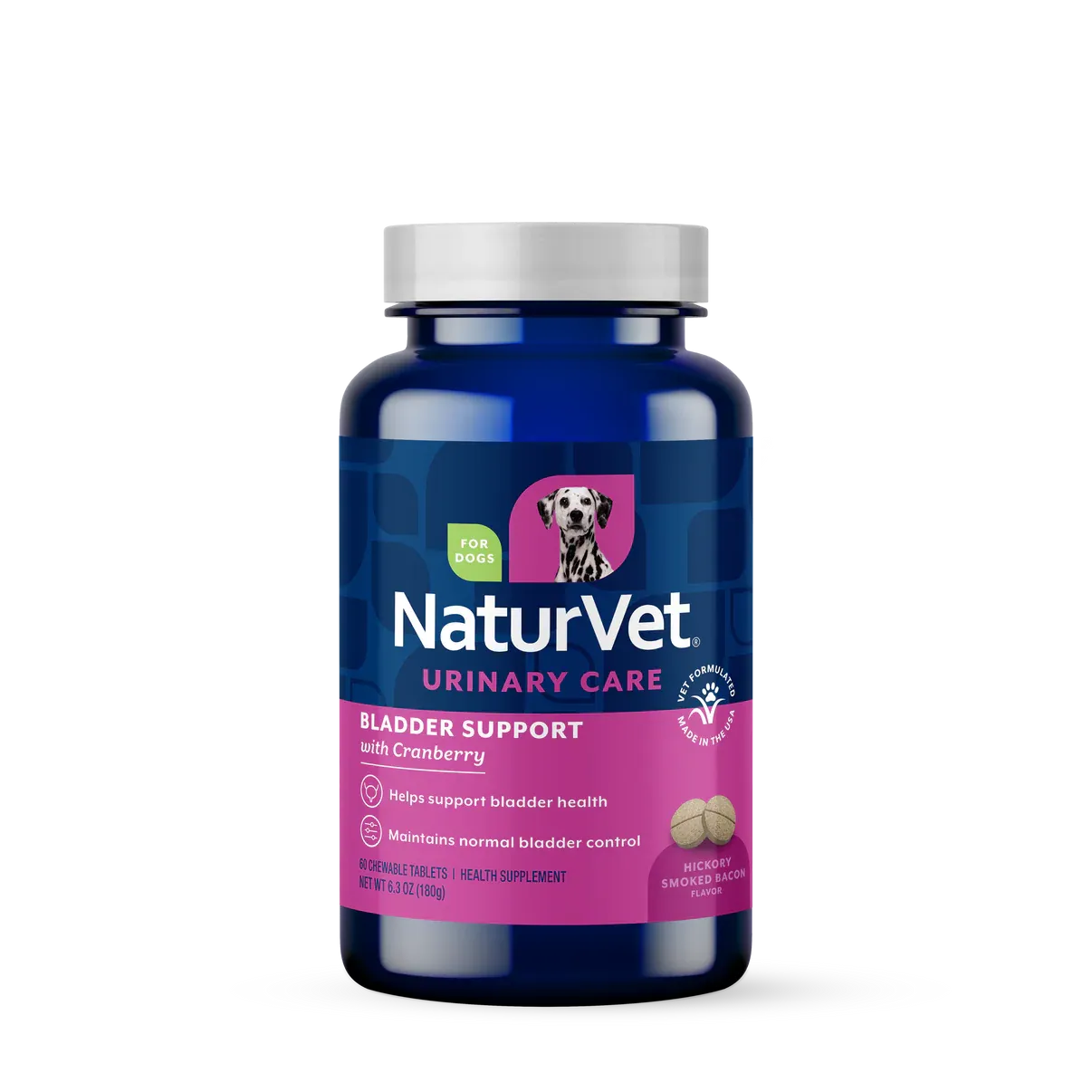 NaturVet Urinary Care Bladder Support with Cranberry Chewable Tablets 60ct