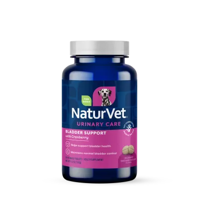 NaturVet Urinary Care Bladder Support with Cranberry Chewable Tablets 60ct