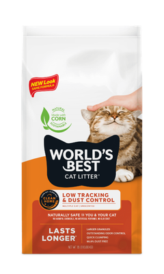 World's Best Cat Litter Multiple Cat Low Tracking & Dust Control Unscented