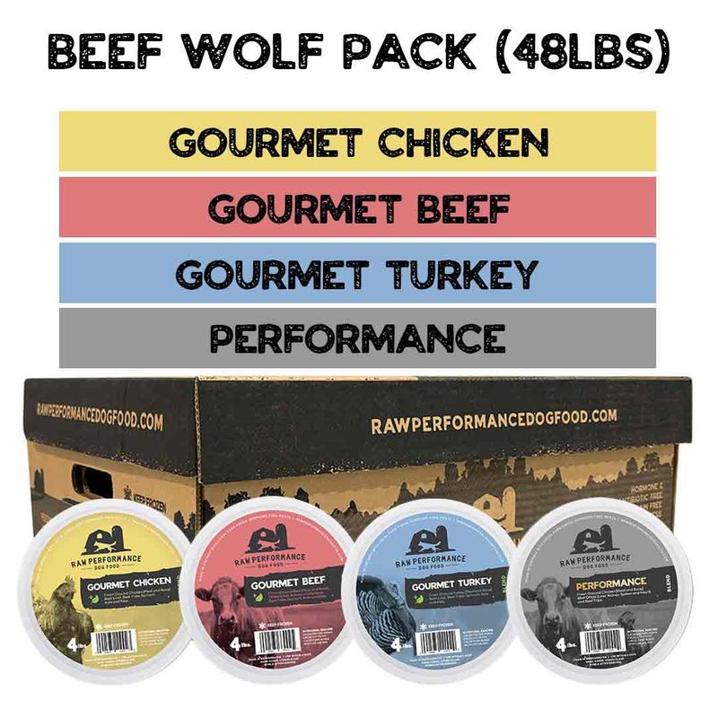 Raw Performance The Beef Wolf Pack 48lb