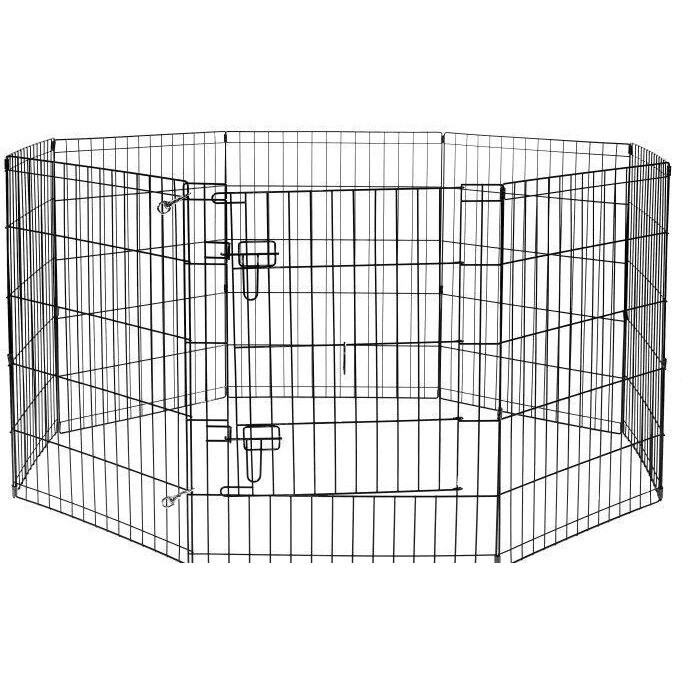 Bud'Z Exercise Pen 8 Panel Black