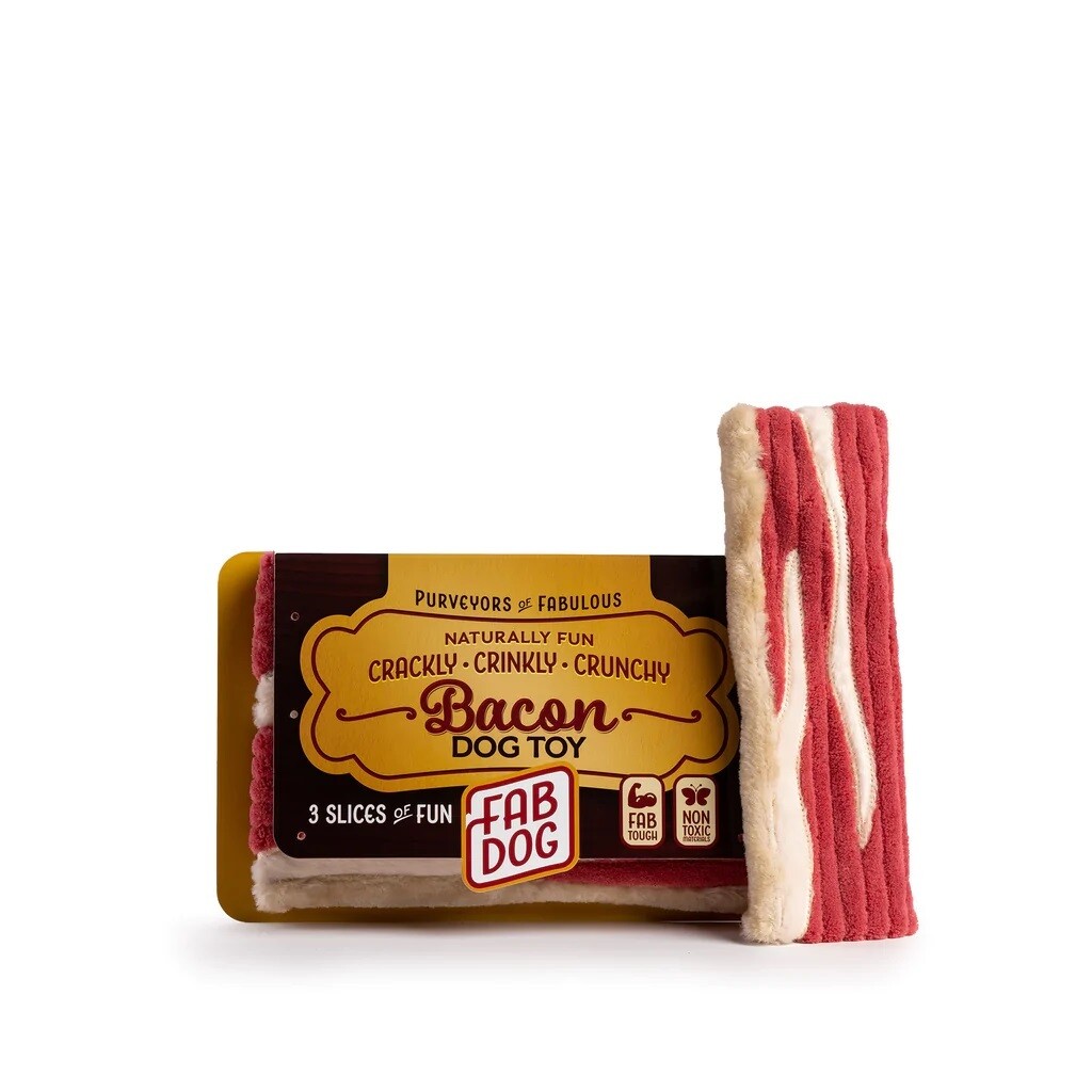 fabdog Foodies Bacon 9.5" 3pc