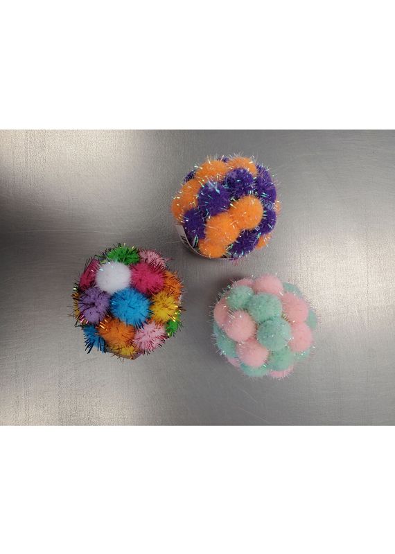 Amazing Pet Products Cat-itude Mini Puff Sparkle Balls Amazing Pet Products Cat-itude Mini Puff Sparkle Balls