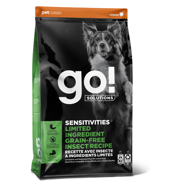GO! Solutions Sensitivities Limited Ingredient Dog Food Grain-Free Insect 10kg