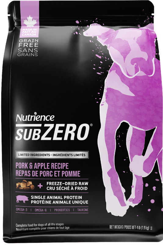 Nutrience Subzero Dog Food Grain-Free Pork & Apple 10kg