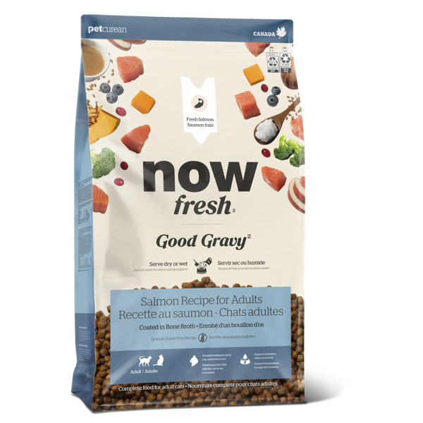 NOW FRESH Good Gravy Cat Food Adult Salmon Coated in Bone Broth