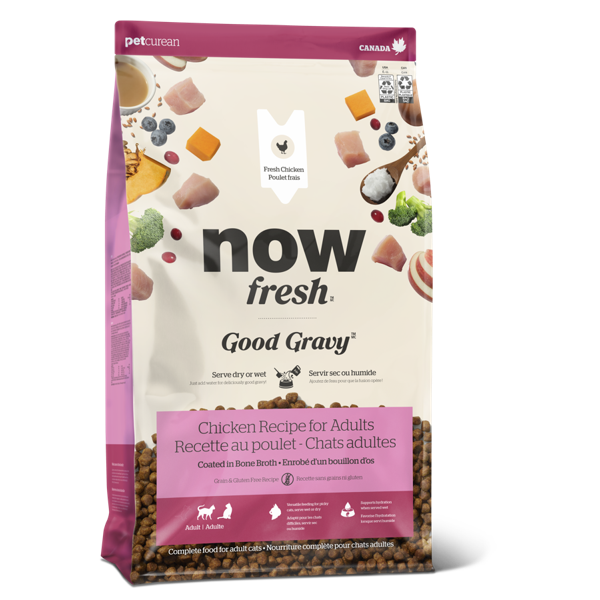 NOW FRESH Good Gravy Cat Food Adult Chicken Coated in Bone Broth