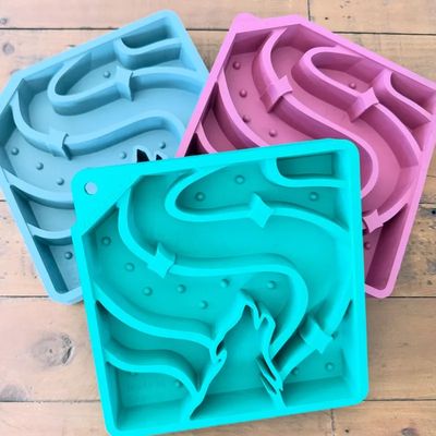 Zarabull EnjoyA-BULL Bowl Slow Feeder Northern Lights 8 x 8"