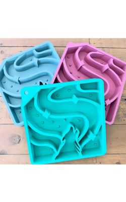 Zarabull EnjoyA-BULL Bowl Slow Feeder Northern Lights 8 x 8"