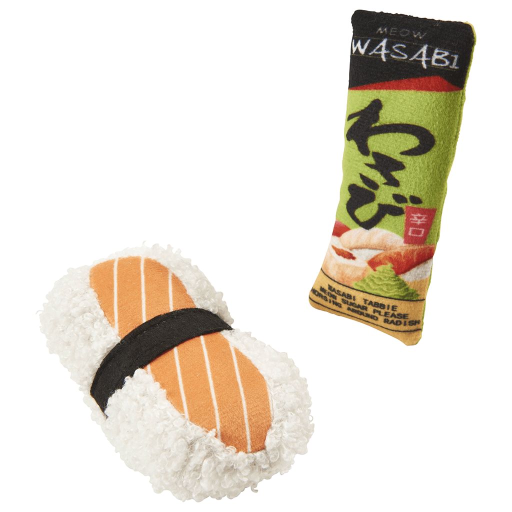 Spot Cat Toy Sushi Take Out 2pk