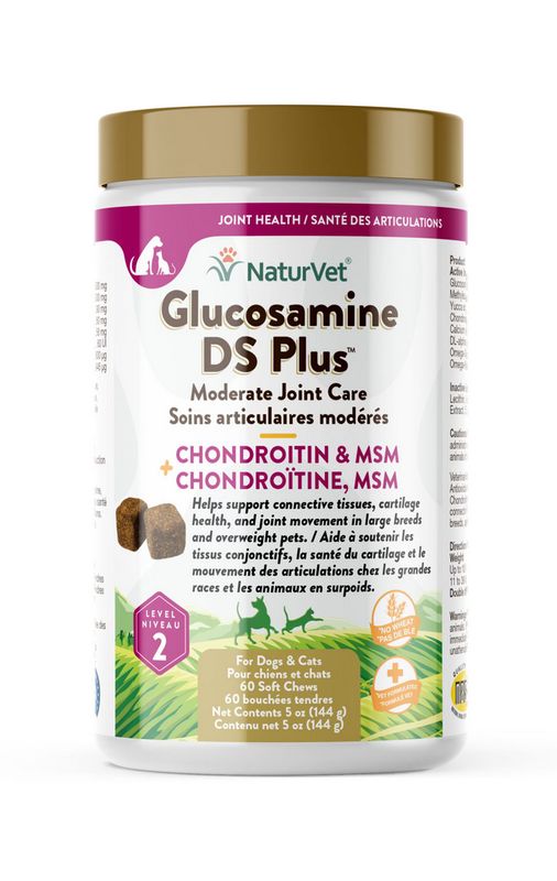 Naturvet Glucosamine DS Plus Level 2 Soft Chews 60ct Naturvet Glucosamine DS Plus Level 2 Soft Chews 60ct