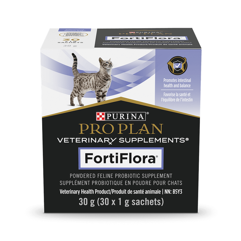 Purina Pro Plan Veterinary Supplement FortiFlora Feline Probiotic Supplement 30x1g sachets