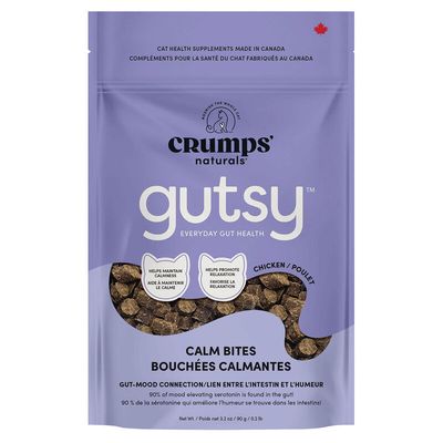 Crumps' Naturals Gutsy Calm Bites Cat Treats 90g