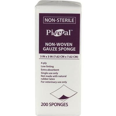 Pivetal Non-Woven Non-Sterile Gauze Sponge 3 x 3" 4ply 200ct