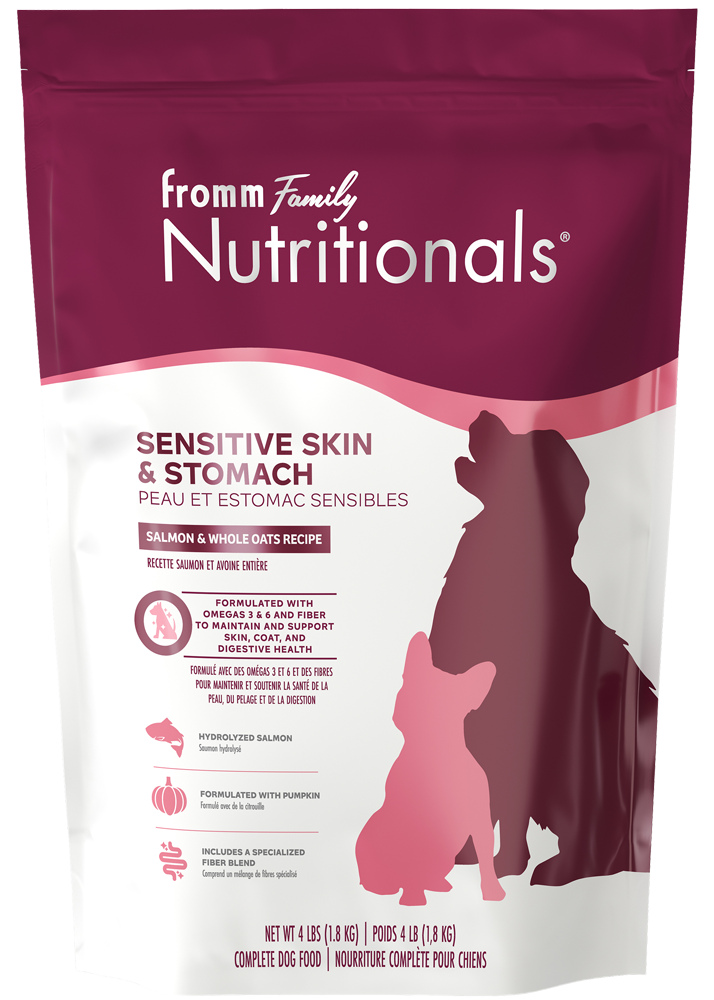 Fromm Nutritionals Dog Food Sensitive Skin & Stomach Salmon & Whole Oats Recipe