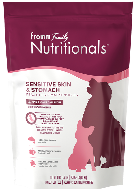 Fromm Nutritionals Dog Food Sensitive Skin & Stomach Salmon & Whole Oats Recipe