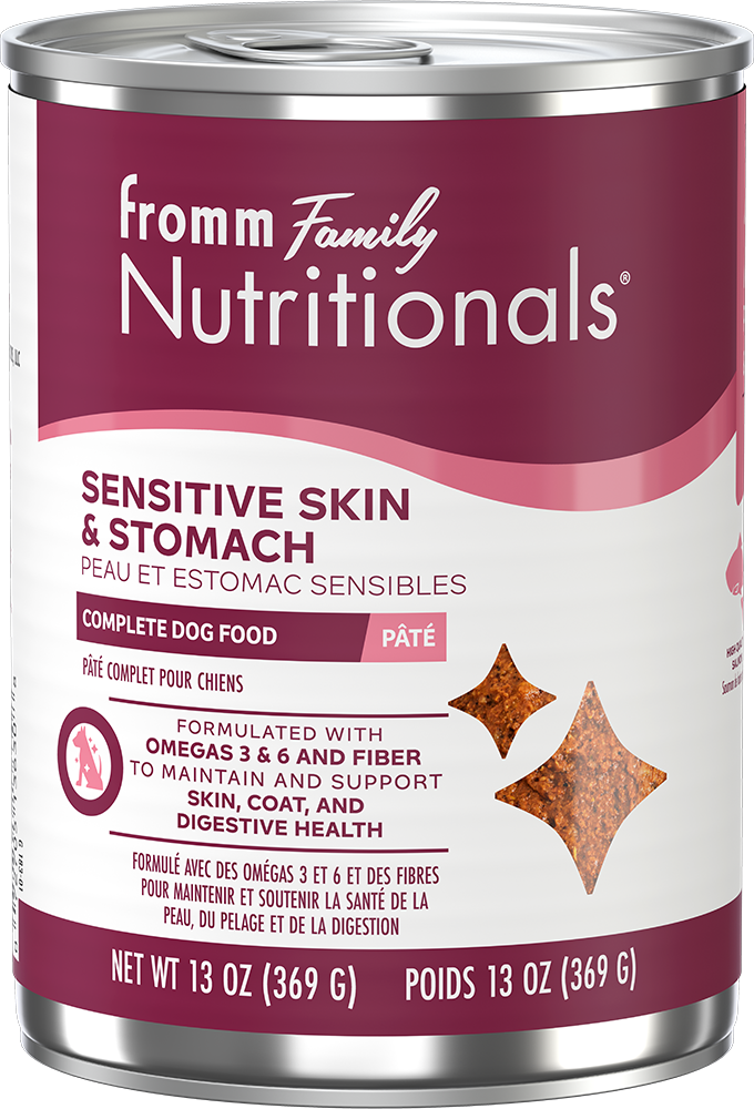 Fromm Nutritionals Dog Food Canned Sensitive Skin & Stomach 369g (12pk)