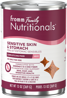 Fromm Nutritionals Dog Food Canned Sensitive Skin & Stomach 369g (12pk)