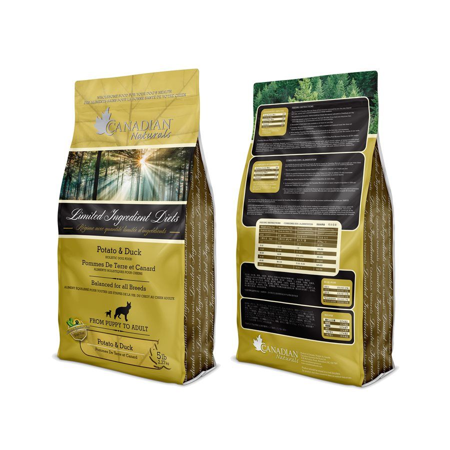 Canadian Naturals Dog Food Limited Ingredient Potato & Duck 11.3kg
