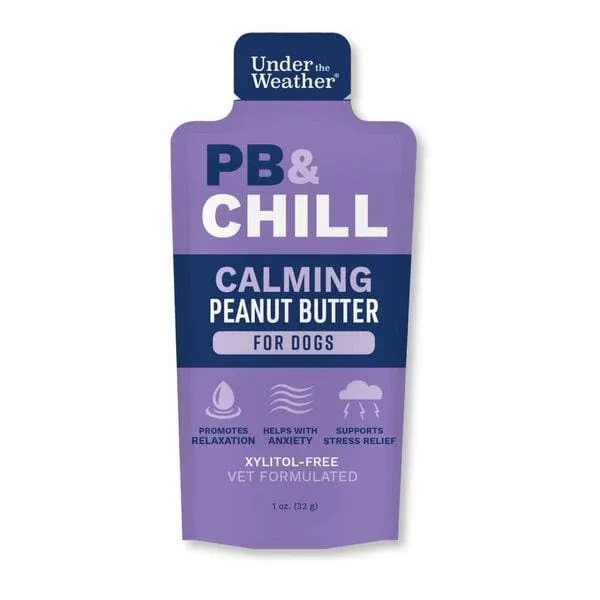 Under the Weather PB&CHILL Calming Peanut Butter for Dogs 32g