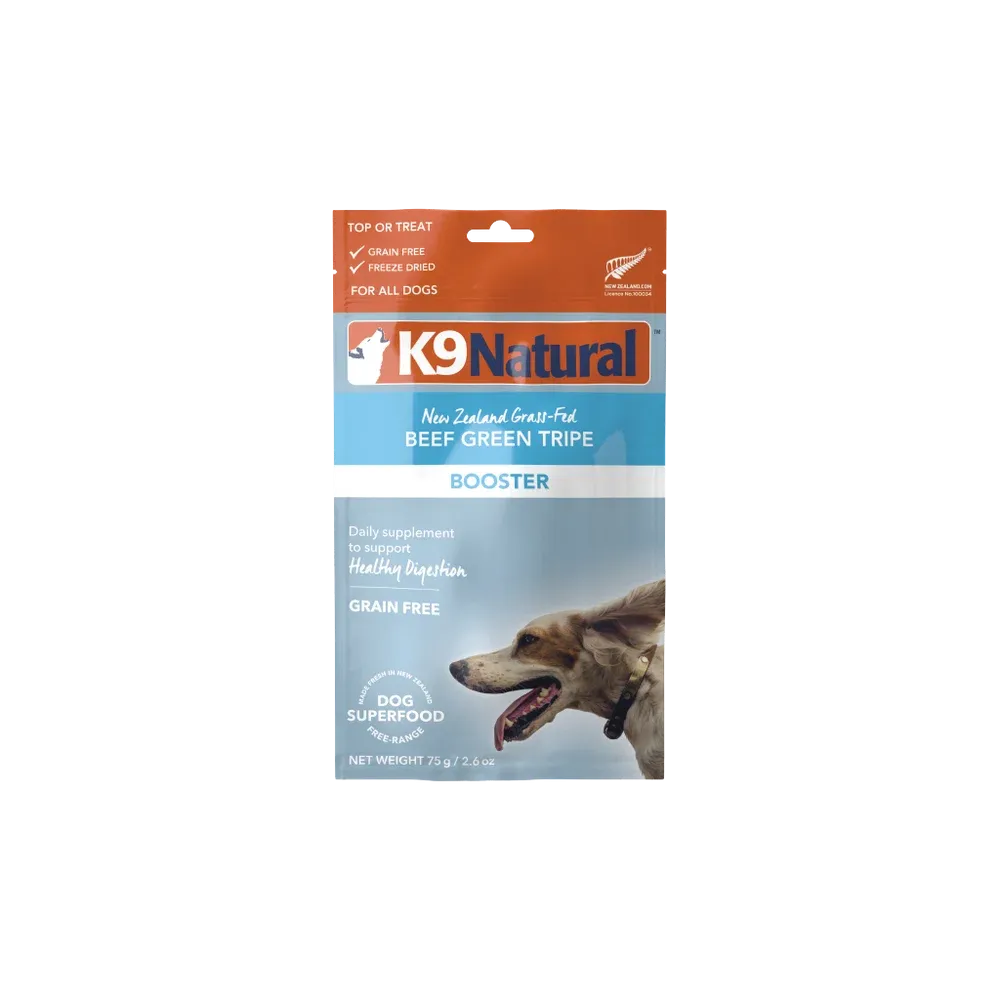 K9Natural Freeze Dried Booster for Dogs Beef Green Tripe 57g