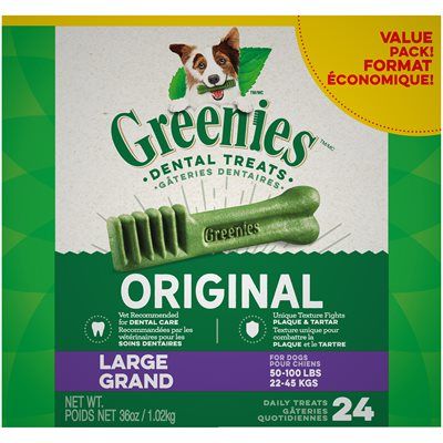 Greenies Dental Dog Treats Original Large (50-100lbs)