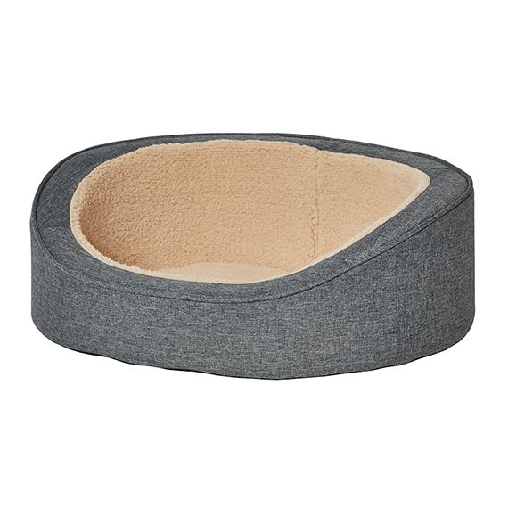 MidWest Quiet Time Deluxe Pet Bed Hudson Gray MidWest Quiet Time Deluxe Pet Bed Hudson Gray