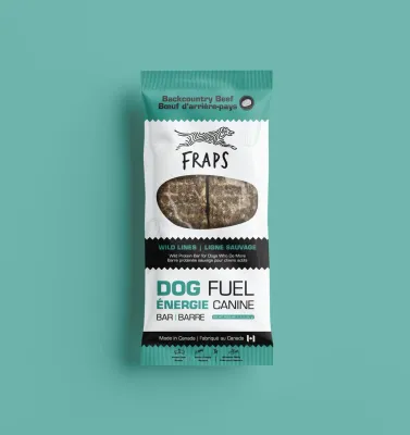 FRAPS Dog Fuel Bar Backcountry Beef 50g FRAPS Dog Fuel Bar Backcountry Beef 50g