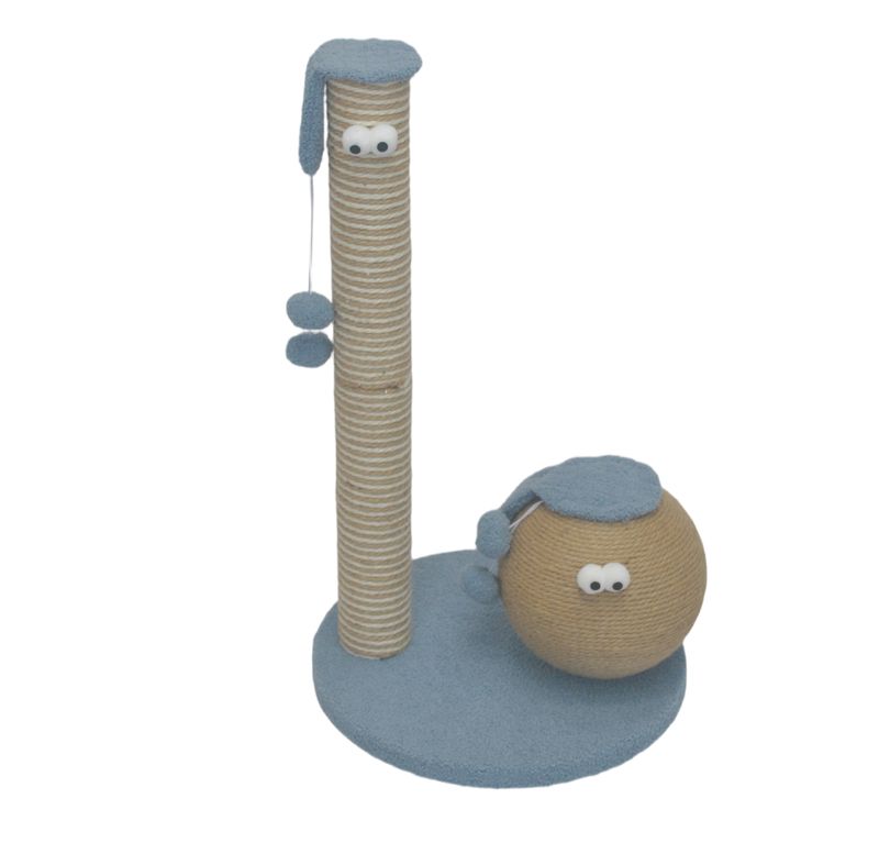 Simon's Scratch Post and Pounce Blue 26 Simon's Scratch Post and Pounce Blue 26"