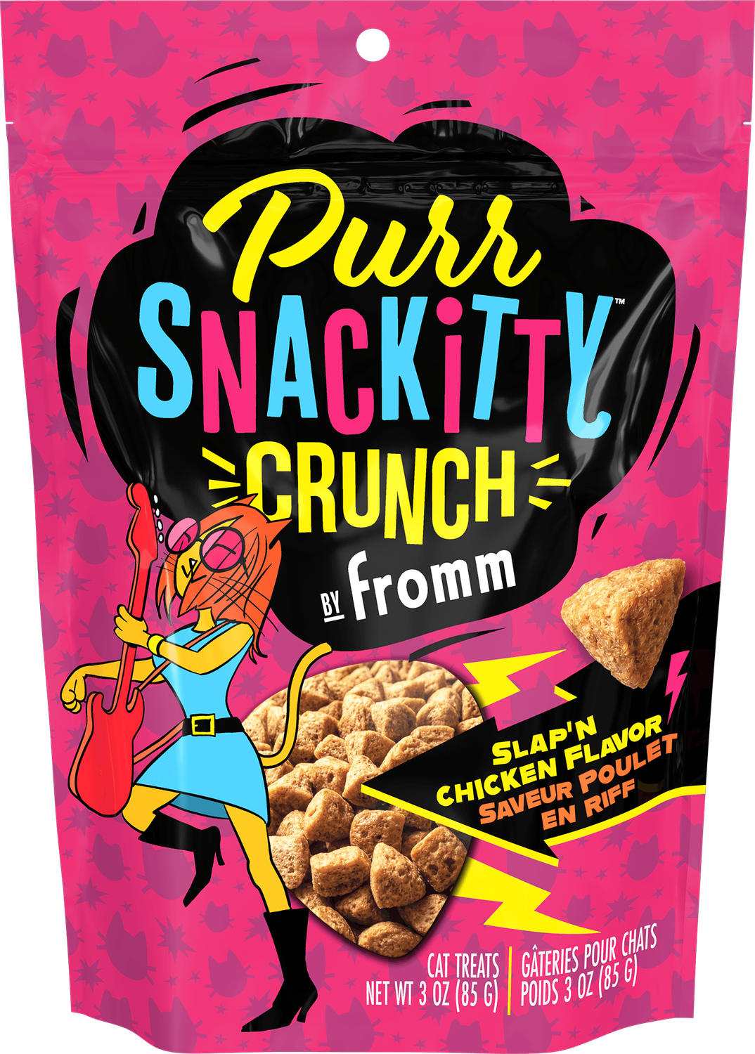 Fromm PurrSnackitty Crunch Cat Treats Slap'n Chicken Flavour 85g