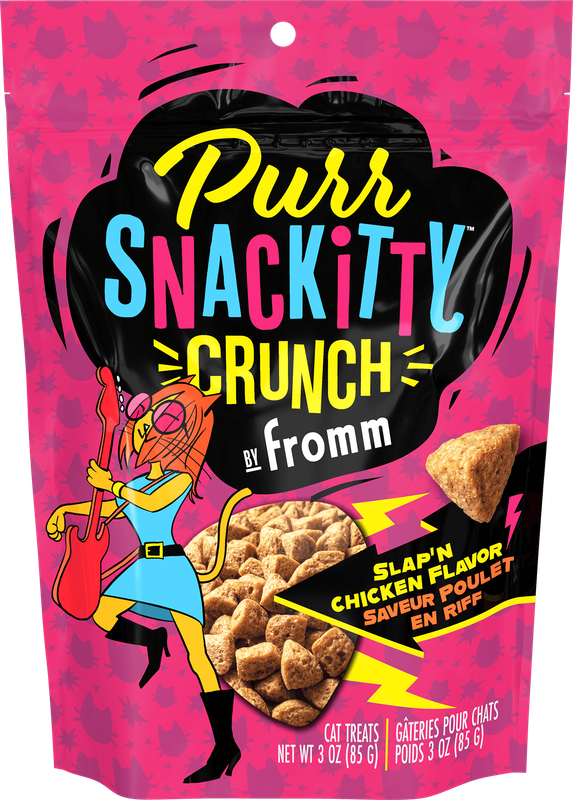 Fromm PurrSnackitty Crunch Cat Treats Slap'n Chicken Flavour 85g