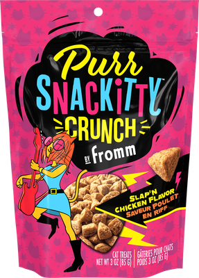 Fromm PurrSnackitty Crunch Cat Treats Slap'n Chicken Flavour 85g