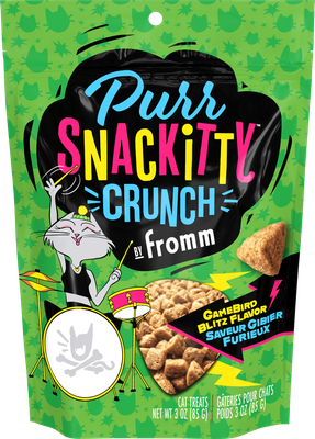 Fromm PurrSnackitty Crunch Cat Treats Gamebird Blitz Flavour 85g