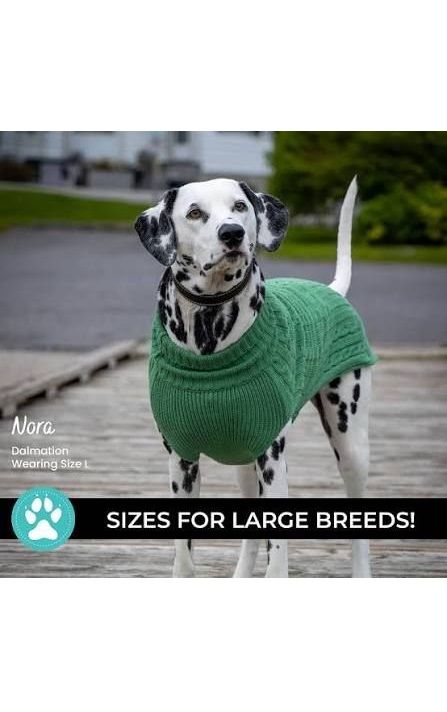 Shedrow K9 Brentwood Cable Knit Dog Sweater Plus (Large Dog) Shedrow K9 Brentwood Cable Knit Dog Sweater Plus (Large Dog)