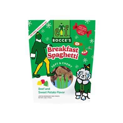 Bocce's Bakery Holiday ELF Breakfast Spaghetti Beef + Sweet Potato Flavour Dog Treats 170g Bocce's Bakery Holiday ELF Breakfast Spaghetti Beef + Sweet Potato Flavour Dog Treats 170g