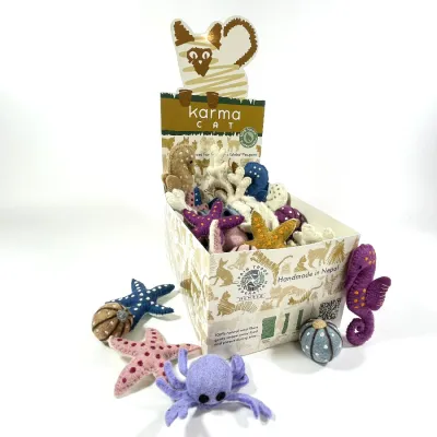 Karma Cat Wool Felt Under the Sea Beach Shell Toys Karma Cat Wool Felt Under the Sea Beach Shell Toys