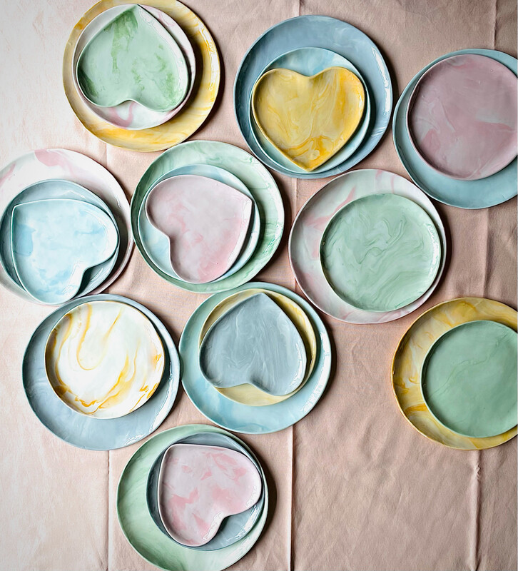 Marbeling pastel