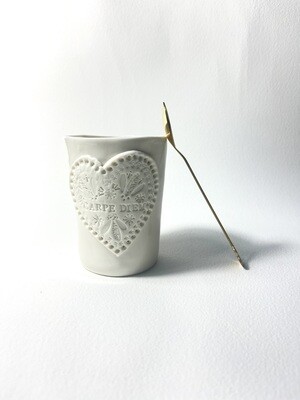 MUG COEUR &quot; carpe diem&quot;