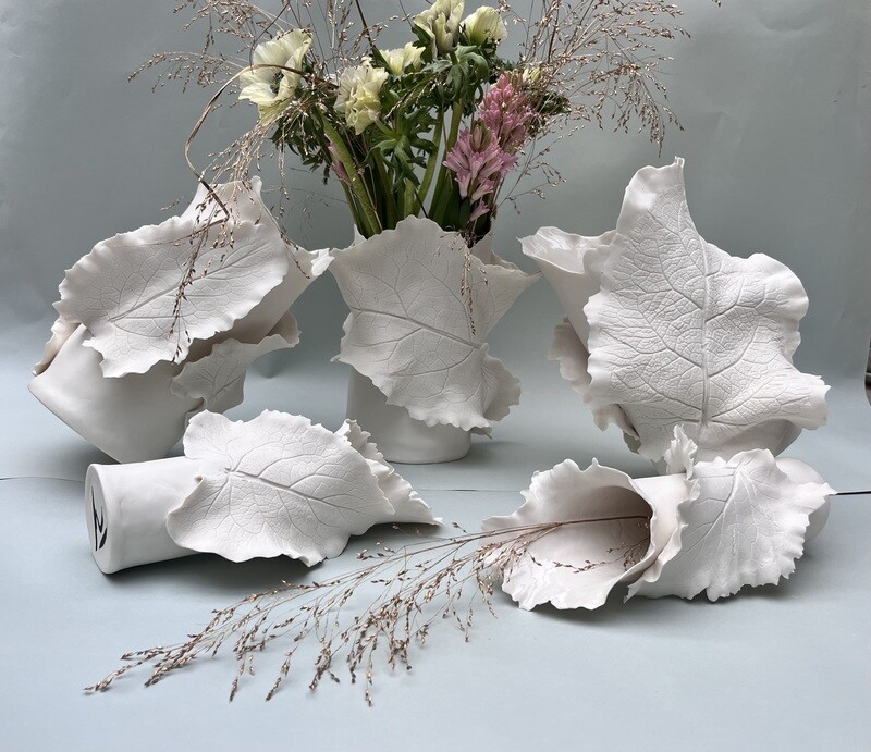 GRAND VASE FEUILLE
