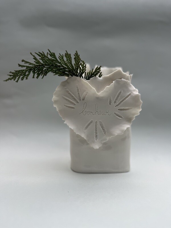 VASE EX VOTO "BONHEUR"