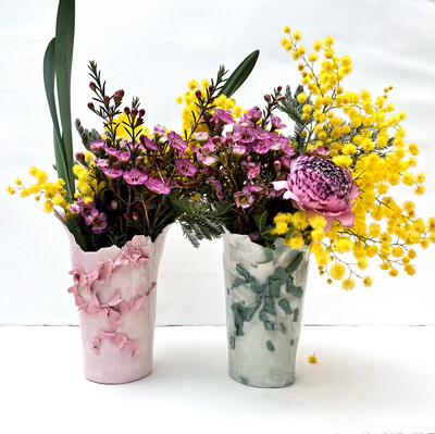 VASE « pépite » Rose