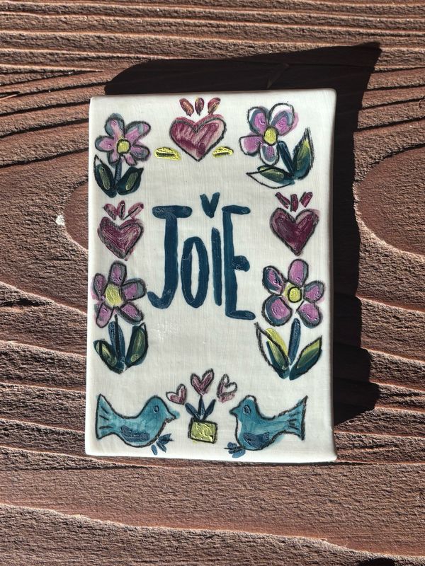 carte de vœux « Joie »