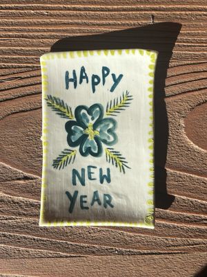 carte de vœux « HAPPY NEW YEAR »
