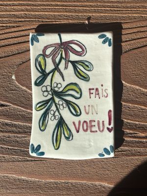 carte de vœux « Fais un vœu »