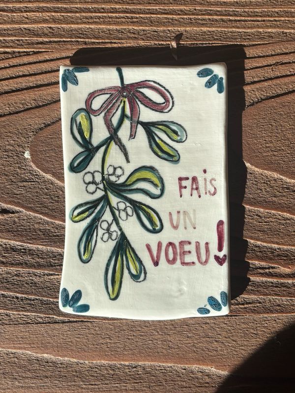 carte de vœux « Fais un vœu »