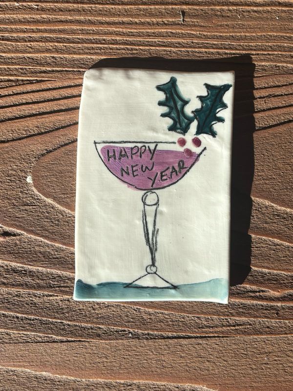 carte de vœux « happy new year »