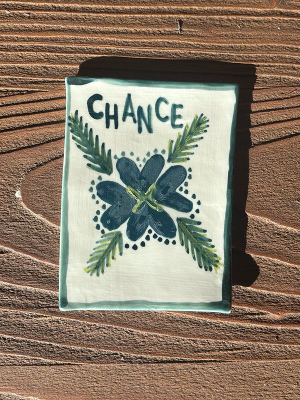 carte de vœux « chance »